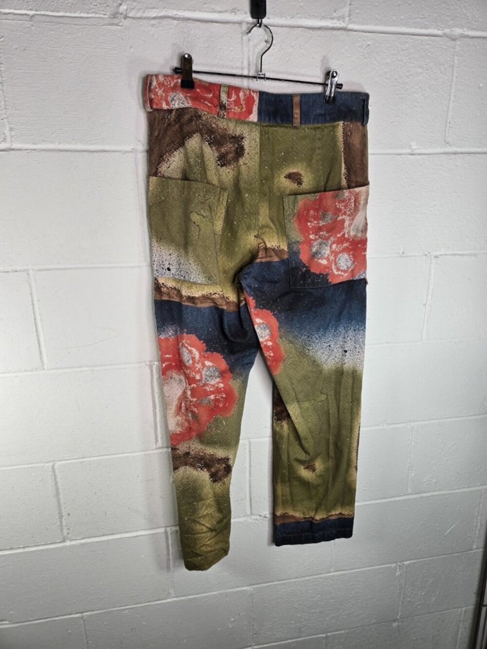 Jungles Strange Bloom Colorful Art Print Mens Pants small - Picture 8 of 11